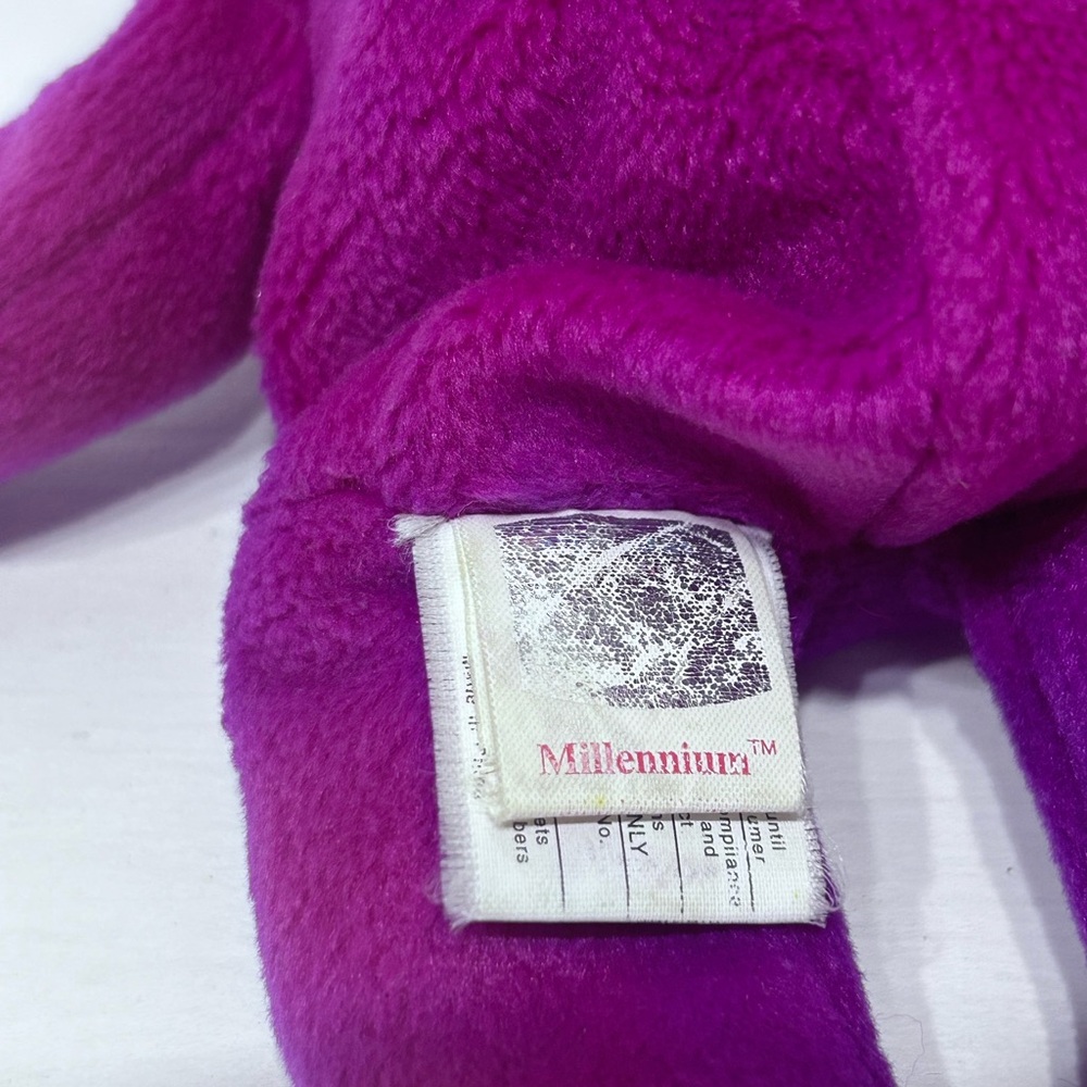 Ty Beanie Rare Vintage Original Baby‎ Millennium/Millenium the Bear Retired 1999 - Picture 8 of 9